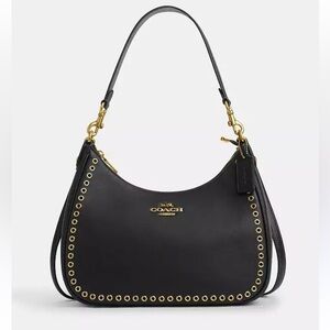 Teri Hobo Bag With Grommets